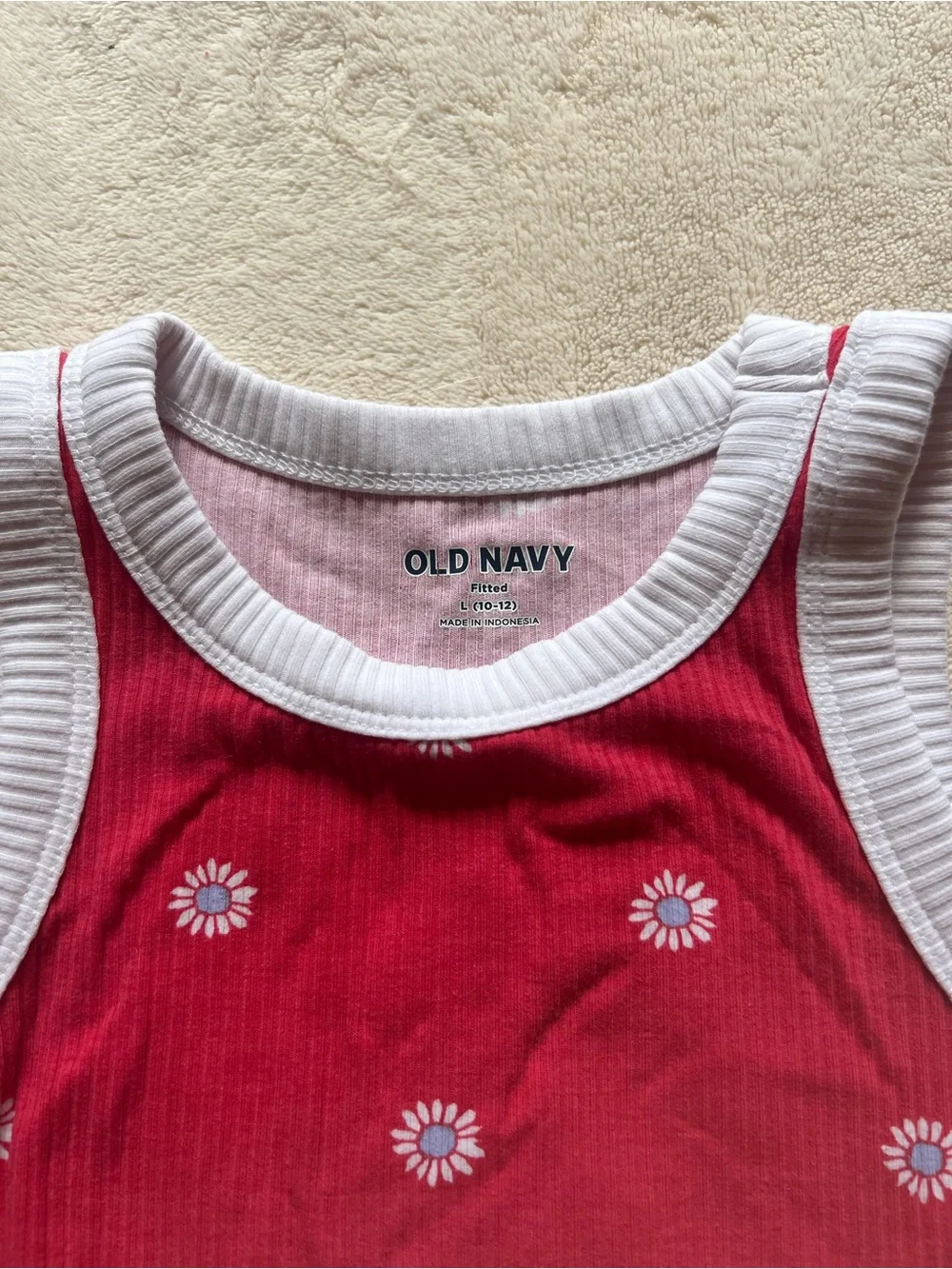 Old Navy Floral Tank Tops 10/12